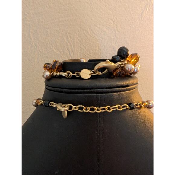 Talbot's 3-Piece Multi-Color Faux Pearl Bauble Necklace Bracelet & Earring Set - Picture 7 of 8